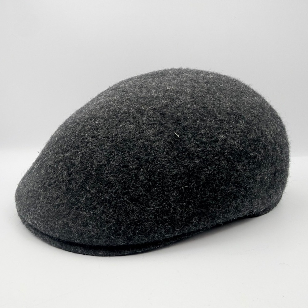 Pendleton Mens Charcoal Gray 100% Virgin Wool Flat Cap Ivy Driving Hat A198-001